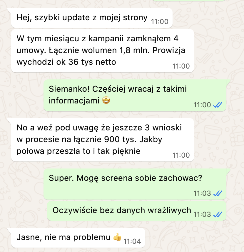 Opinia klienta
